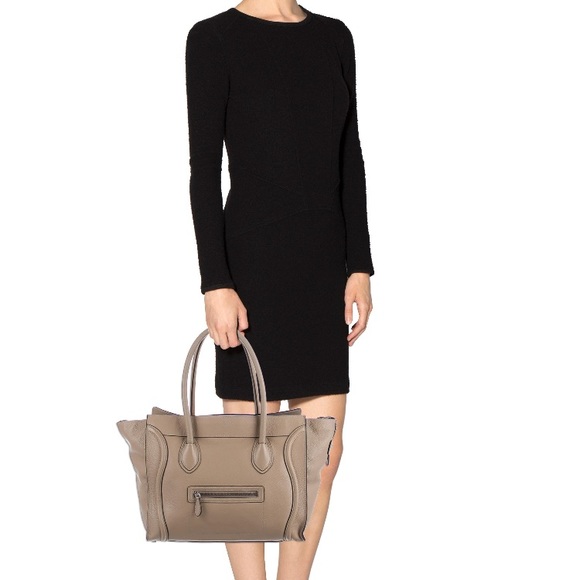 Celine Shoulder Luggage Tote Dune Shopper Bag - Picture 7 of 8